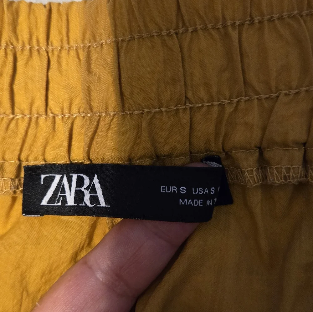 Zara Pants Jogger Women's Color Yellow Size Small - Picture 11 of 12